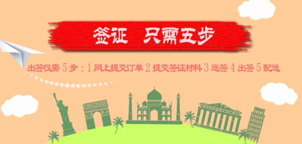 旅游签证banner