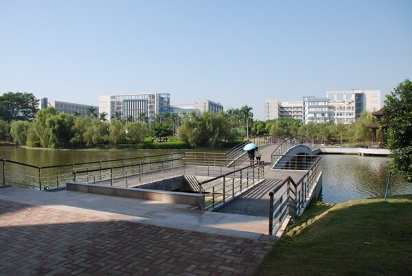 广州大学校园风景图片