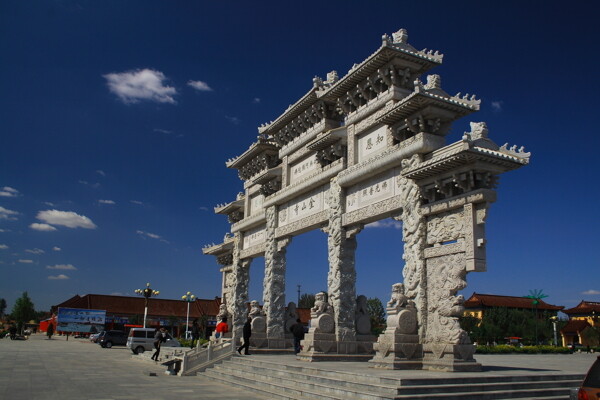 金山寺牌坊图片