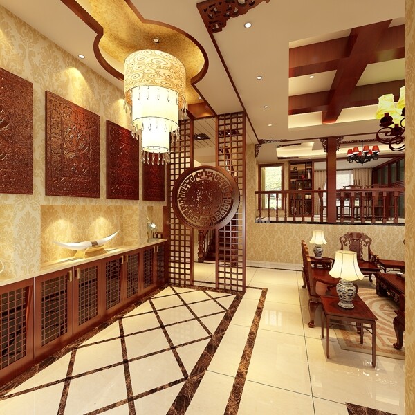 中式餐厅设计图