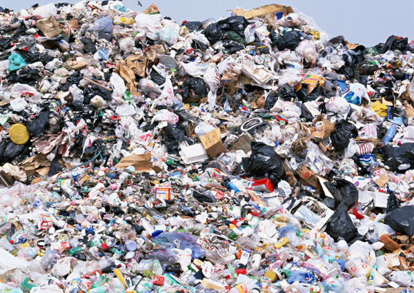 垃圾塑料回收工业污染图片
