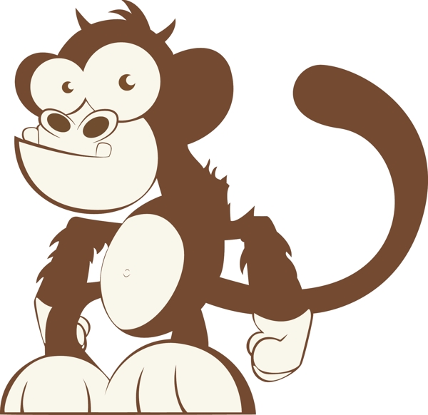 气愤的猴子
