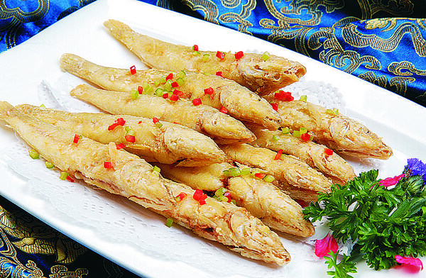 豫菜椒盐沙丁鱼图片