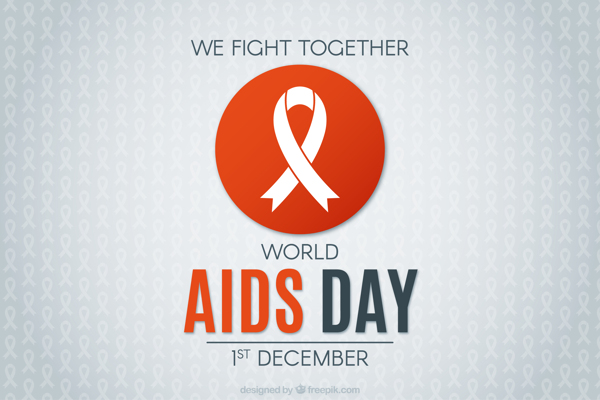 艾滋病世界日带背景带激励信息
