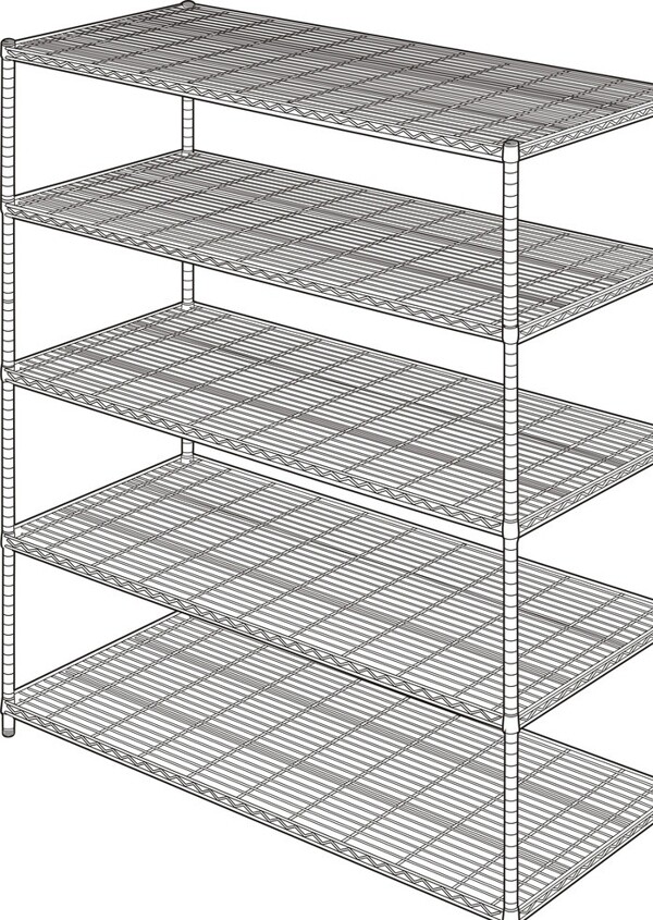 5层货架图片