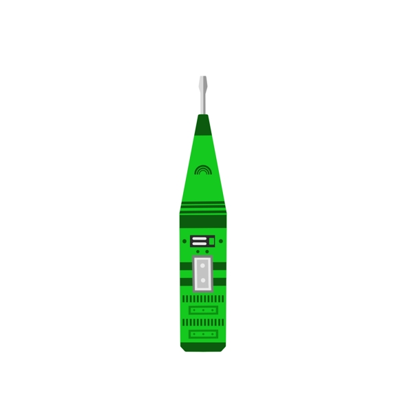劳动工具绿色电笔