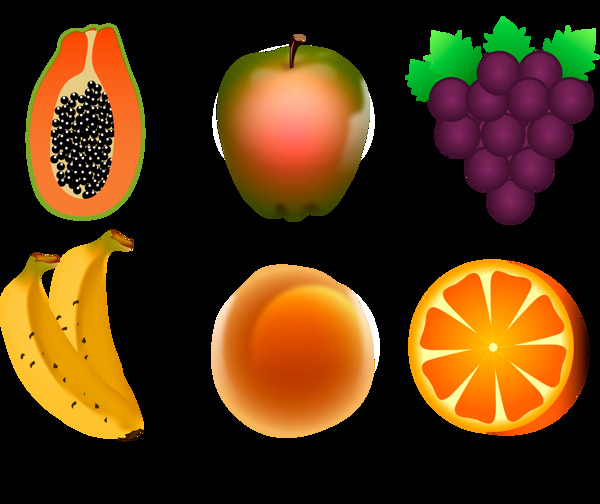 各种水果图标免抠png透明图层素材