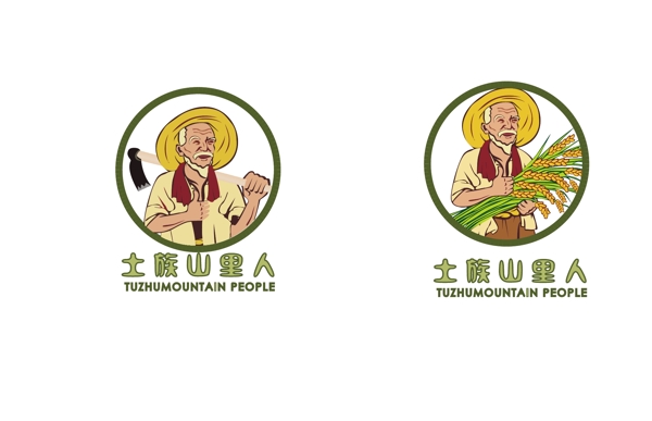 土族山里人logo