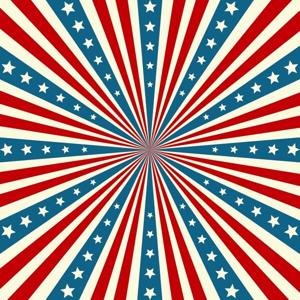 美国国旗元素背景