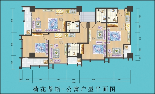 公寓精装型图图片