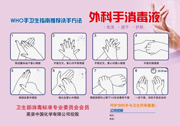 洗手步骤图片