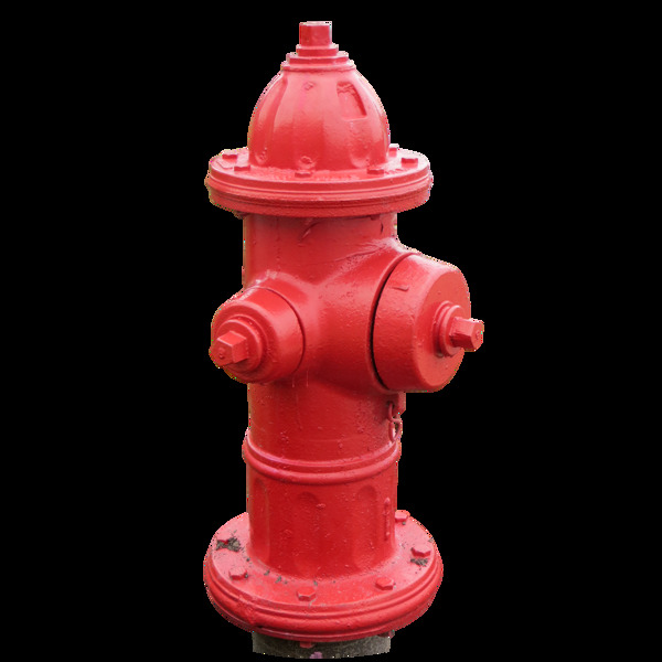 红色消防栓图免抠png透明图层素材