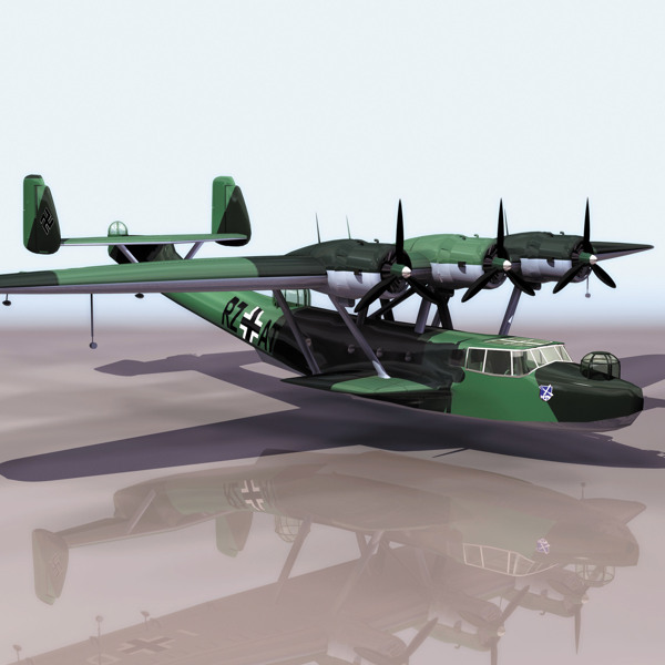 3D多尼尔飞机模型