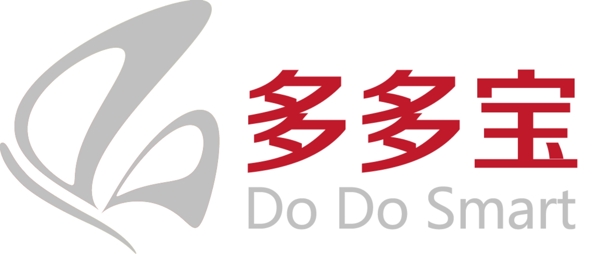 蝴蝶型D字型多字型logo设计