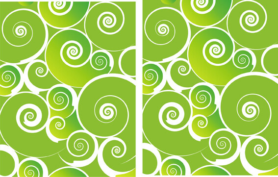 绿色螺旋背景设计元素