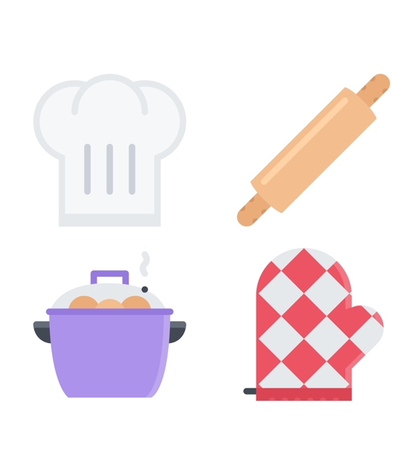 厨房图标简洁矢量icon
