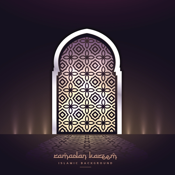 清真寺的门灯