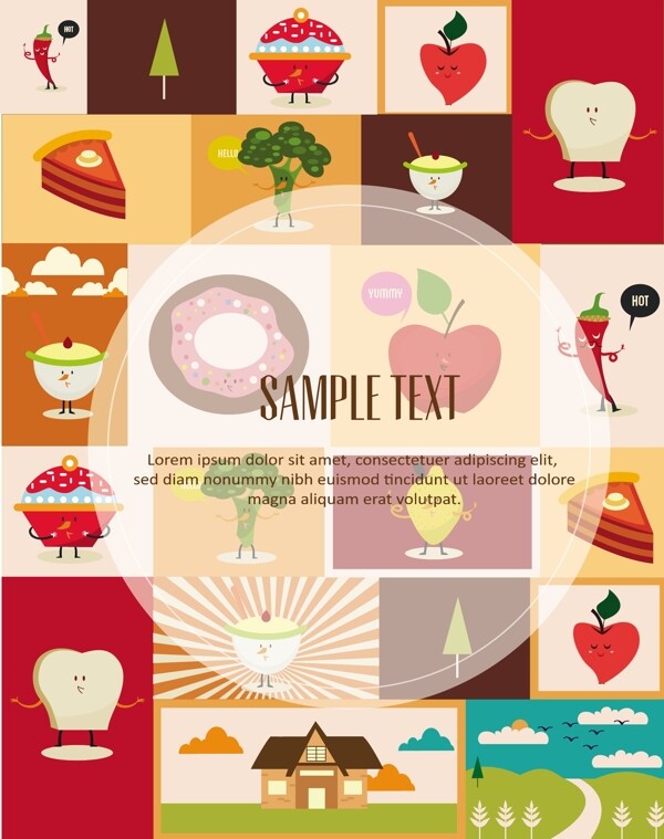 食物海报图片