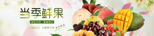 水果果蔬网站banner