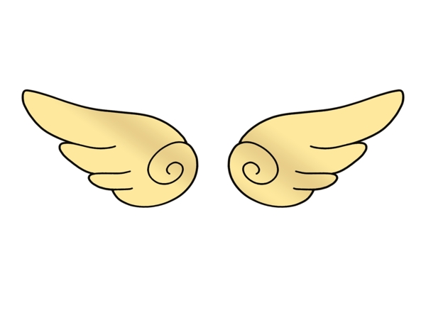 天使翅膀金色