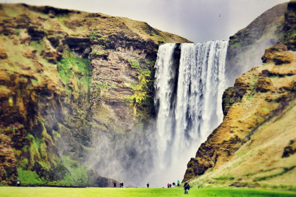高清冰岛大瀑布