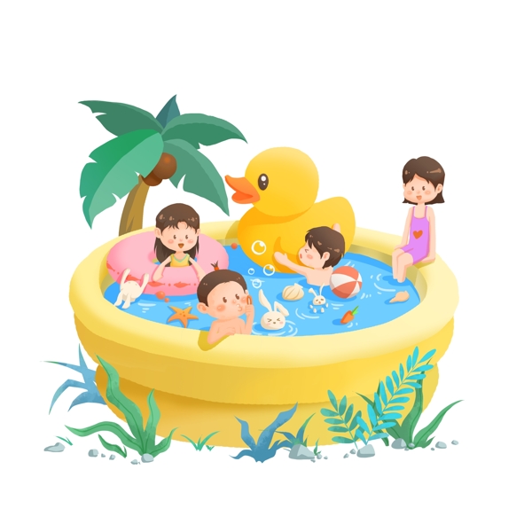 夏天儿童泳池