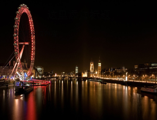 奥运伦敦夜景ppt封面10