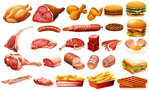 肉制品和快餐食品