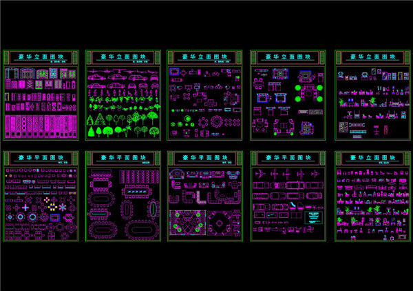 CAD平面图库CAD图纸