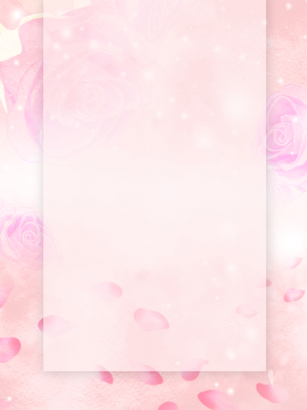 粉色玫瑰浪漫海报图片