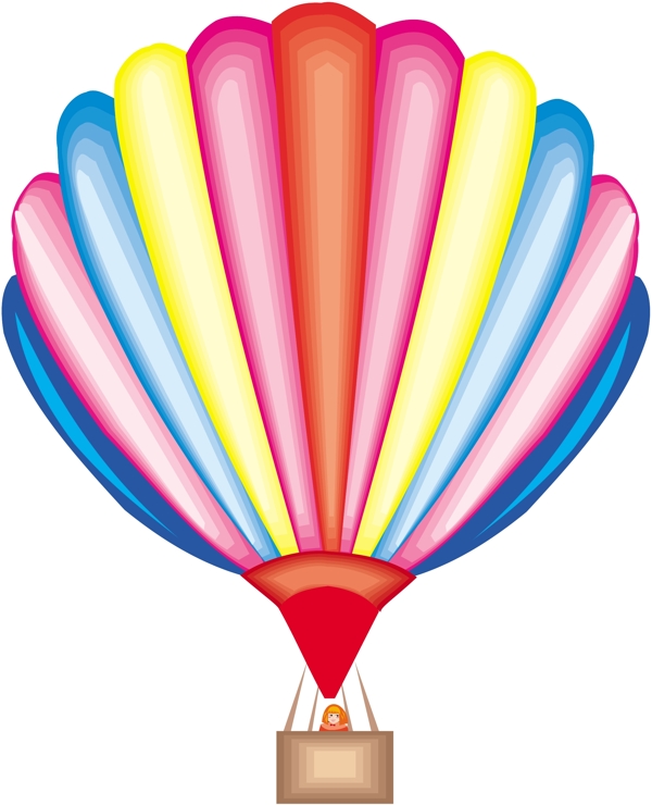热气球矢量素材EPS格式0034