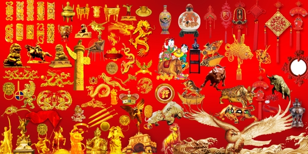 中国古典传统艺术元素