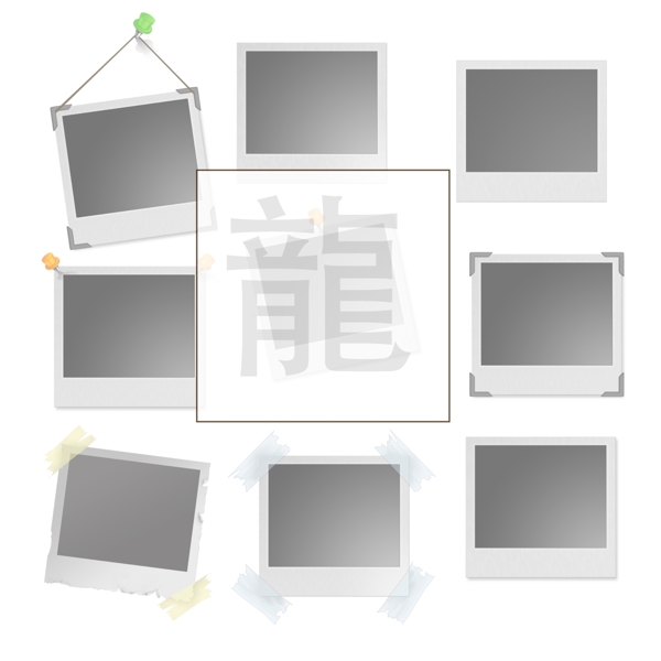 相册相纸相片底图片