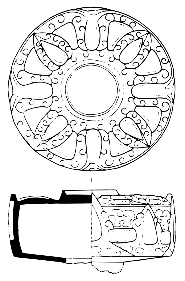 秦汉时代版画装饰画矢量eps格式0290