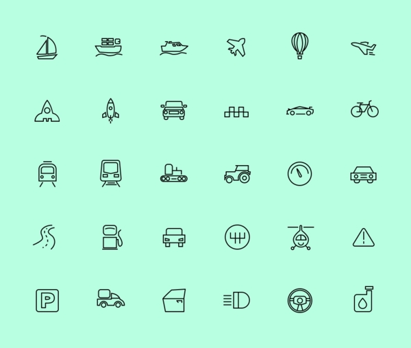 交通工具icon