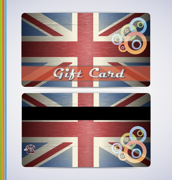 英国国旗卡片名片图片