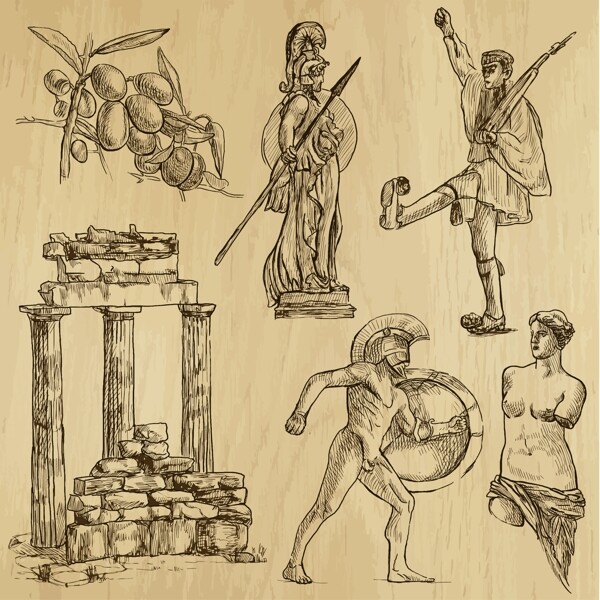 古代雕塑图片