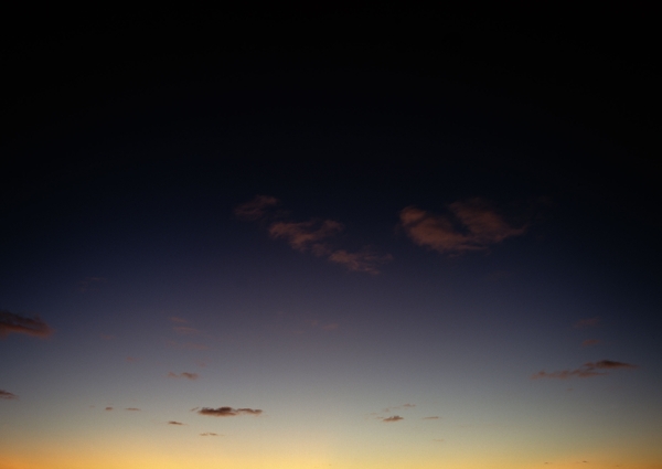 天空晚霞傍晚夕阳