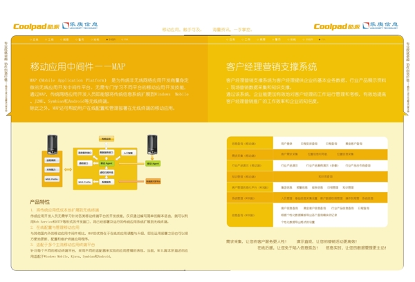 酷派展会宣传单页图片