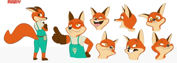 小狐狸表情