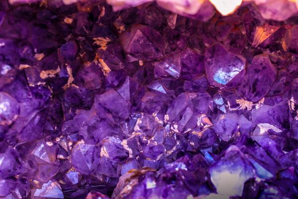 紫色水晶宝石背景素材