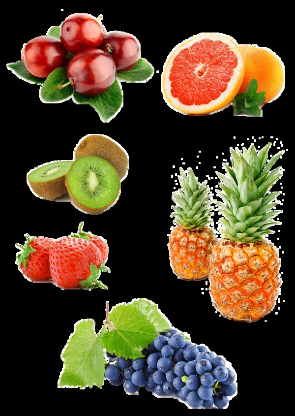 PNG格式新鲜水果