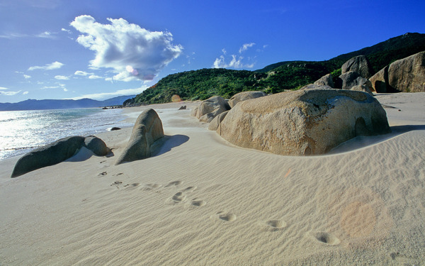 高清马尔代夫沙滩海景