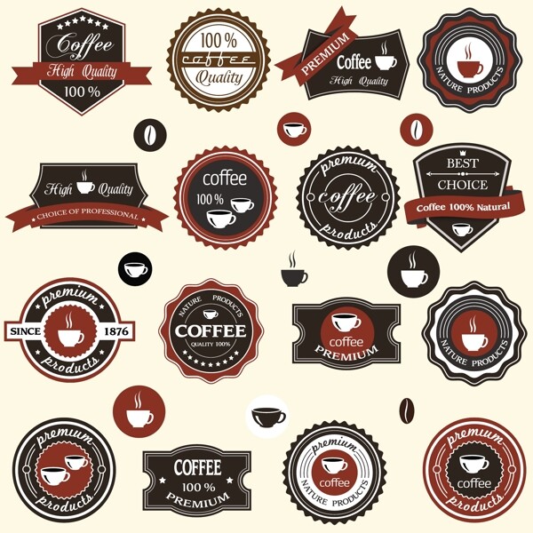 欧式古典咖啡图标