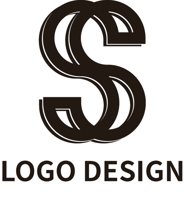 原创简约字母logo标志