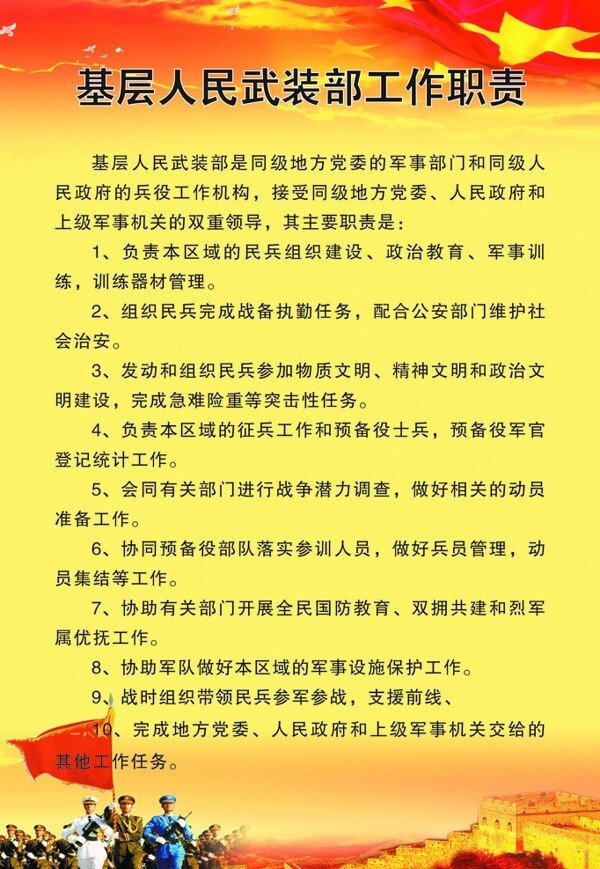 武警部队制度牌图片