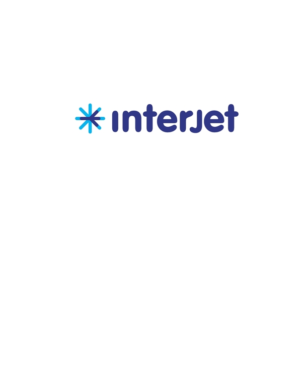 Interjetlogo设计欣赏Interjet物流快递标志下载标志设计欣赏