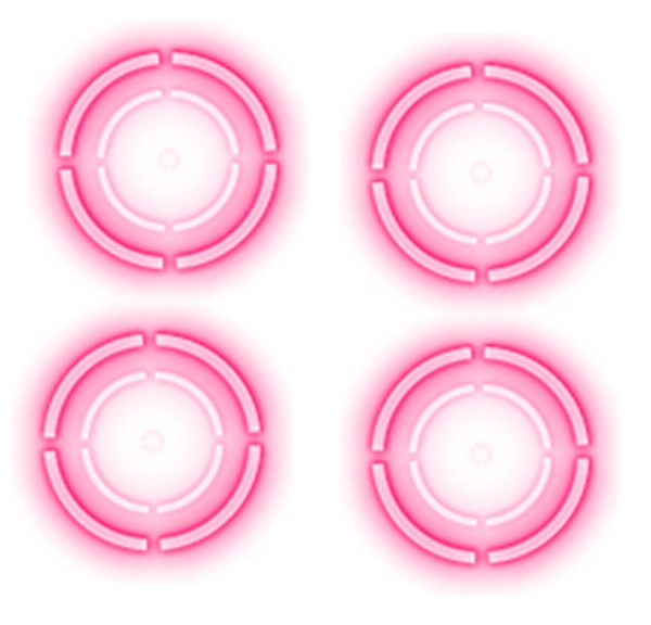 粉色圆圈