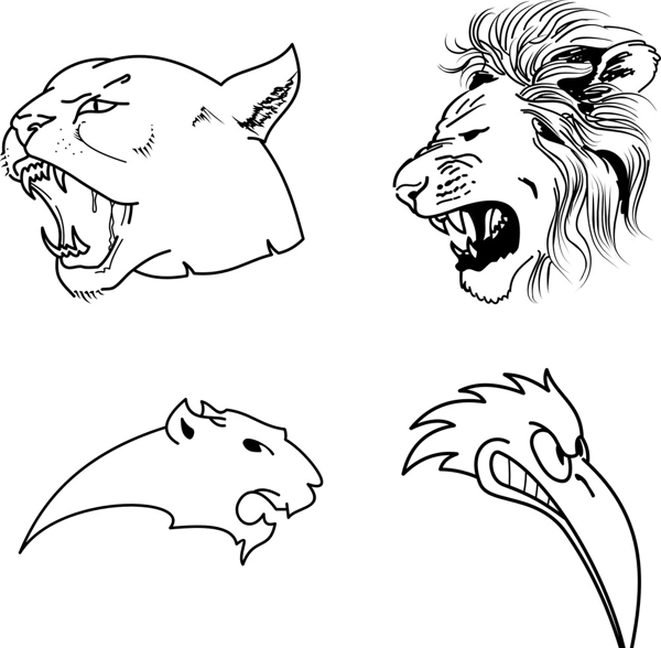 狮子头动物头部
