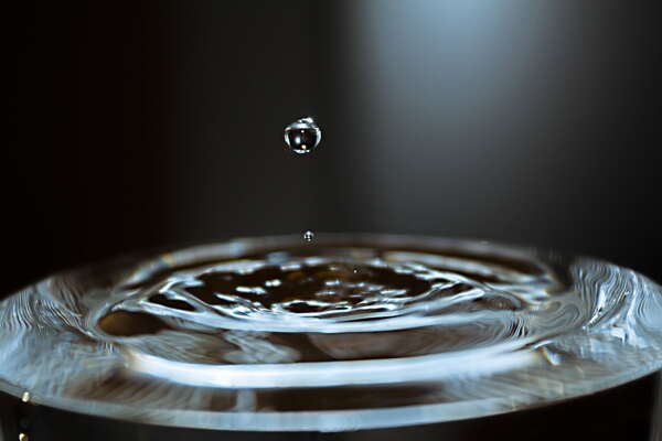 水滴水纹摄影美图